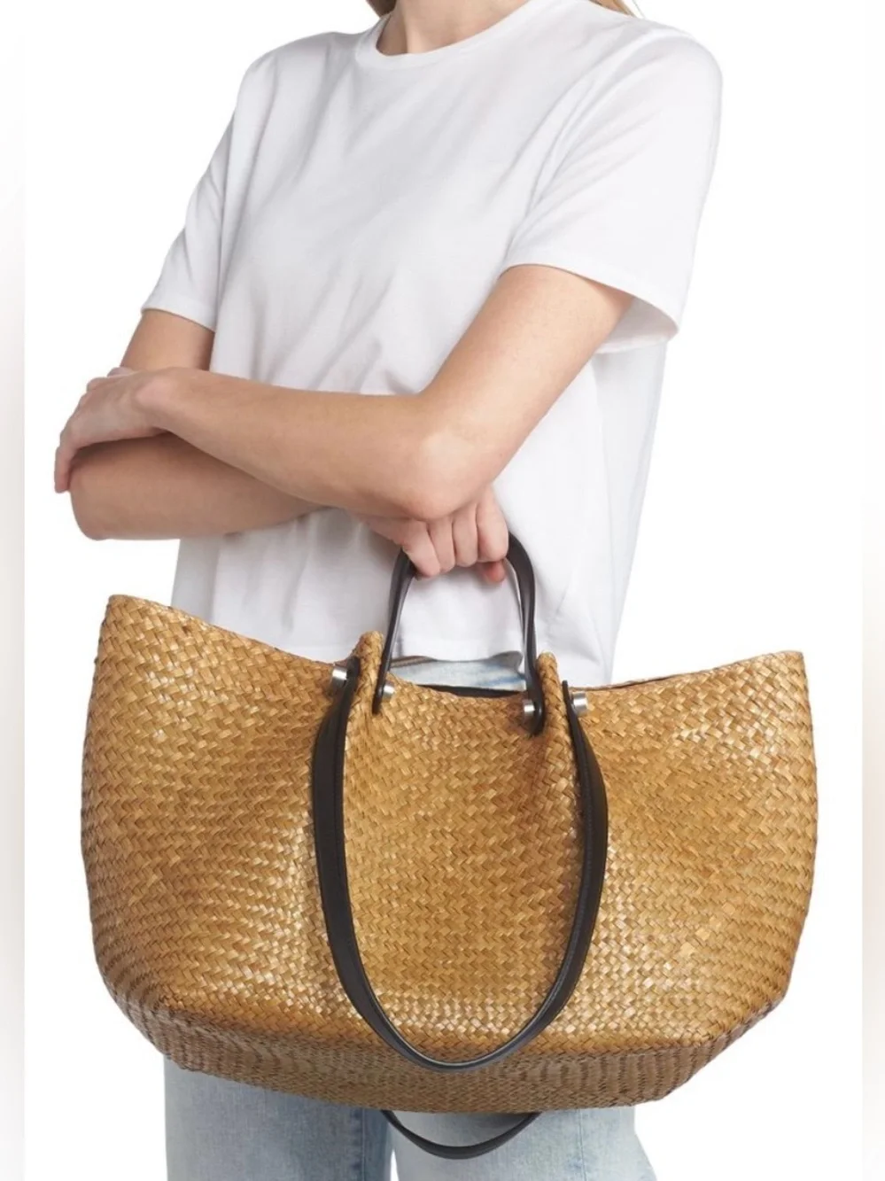 ALLSAINTS Allington Straw Tote